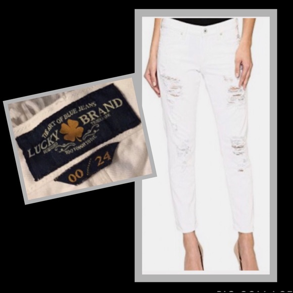 Lucky Brand Denim - 🍀Lucky Brand  Distressed Boyfriend Jeans🍀
